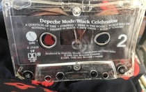 The most  thing happened in  My Depeche Mode cassette tape melted in my car today RIP