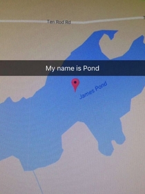 The name is Pond
