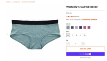 The name Vapor for underwear doesnt create the best image in my mind