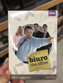 The Office DVD in Poland has a Ricky Gervais lookalike on the cover