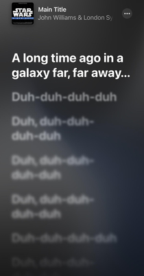 The official lyrics to the main theme from Star Wars on Apple Music