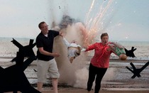 The Omaha Beach Family Photo Attempt