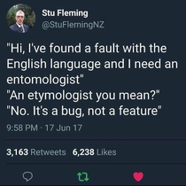 The only good bug is a dead bug
