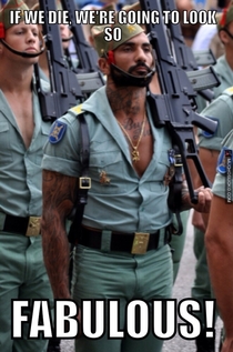 The only thing I could think of when seeing the Spanish Army