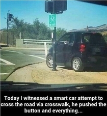 The only way to cross a street safely