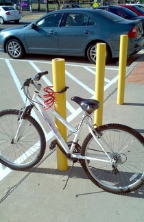 The owner of this bike is an idiot