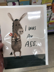 The perfect card for me to my wife Made her smile