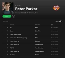 The perfect Spotify playlist for Peter Parker