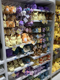 The Pokemon centre in Tokyo has an entire wall dedicated to Ditto transformations