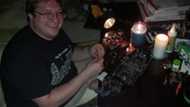 The power went out What does my husband do He plays Legos 