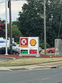 The price of diesel is dropping