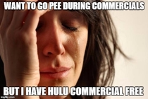 The problem with commercial free Hulu