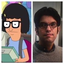 The resemblance between Tina Belcher from Bobs Burgers and the actor who voices her is amazing