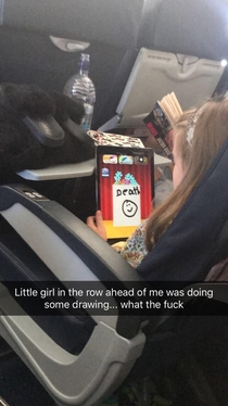 The rest of the flight was tense