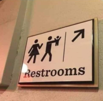 The restroom requires a sacrifice