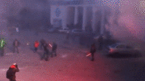 The riots in Kiev Ukraine are escalating