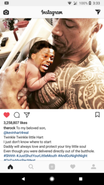 The Rock has the best instagram feed