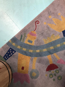 The rug at the local toy store