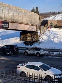 The safest car ever was found on campus today - it cant hit anything