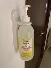 The sanitizer brand in the hospital my nephew is being born
