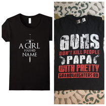 The shirt I ordered for a Game of Thrones event and the shirt I got