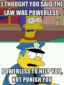 The Simpsons on Americas law enforcement