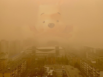 The sky over Beijing today