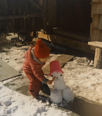 The Snowman i build like  years ago