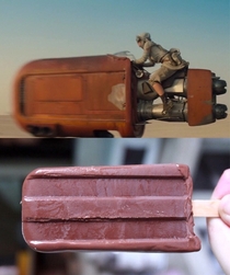 The speeder in the new Star Wars trailer looks like a fudgesicle