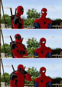The Spider-ManDeadpool relationship in a nutshell