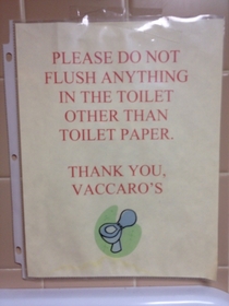 The staff looked at me like I was some kind of weirdo when I walked out holding my turd Excuse me for following directions