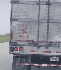 The sticker on this rig I passed up