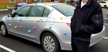 The time Easter and April Fools fell on the same day I filled plastic eggs with magnets and put them all over my SOs car
