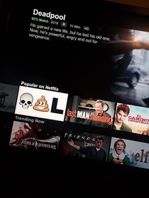 The title card for Deadpool on Netflix