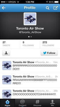 The Toronto Air show Twitter account is very informative cross-post from rToronto
