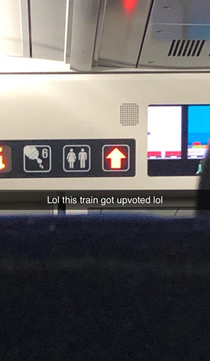 The train is very popular