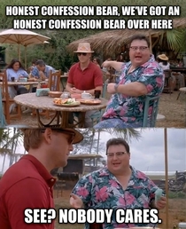 The truth about why almost all Confession Bears are made up