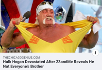 The truth is finally put there httpsthechicagogeniuscomhulk-hogan-devastated-after-andme-reveals-he-not-everyones-brother
