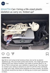 The TSA has a surprisingly entertaining Instagram