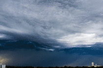 The very rare Asperitas Clouds look like ocean waves in the sky