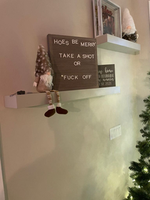 The way my wife decorates for Christmas