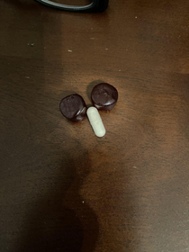 The way my wife lays vitamins on my nightstand I think shes subtly trying to send me a message