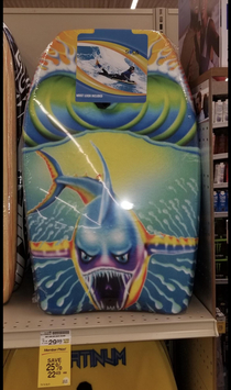 The worst shark youve ever seen on a boogie board Safeway special 