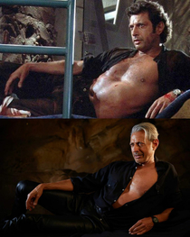 Then vs Now Jeff Goldblum recreated his iconic Jurassic Park pose