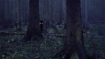There are  creepy spirits in this gif