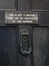 There are no prostitutes at this address