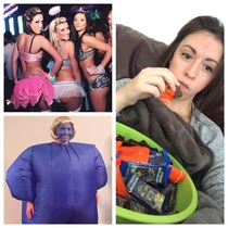 There are  types of girls on Halloween