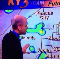 there is a warm front coming in