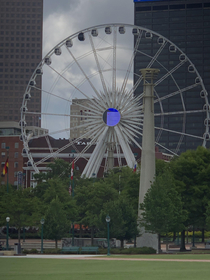 There was a windows error on the ferris wheel in the middle of Atlanta yesterday