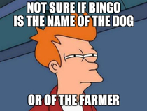 There was farmer who had a dog and Bingo was his name-o
